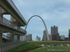 The Mississippi River Overlook platform in East St Louis